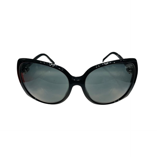 Used CHANEL Sunglasses Black