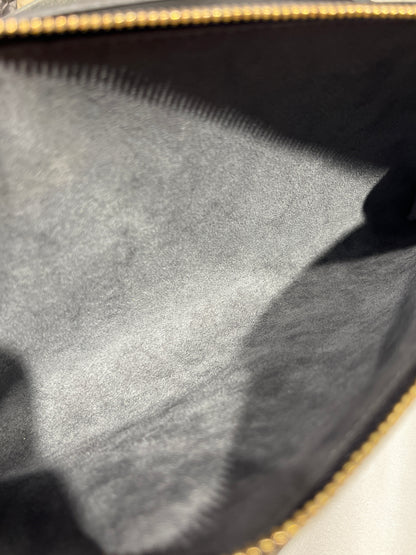 Used Louis Vuitton Epi Leather Pochette Shoulder Bag Black GHW