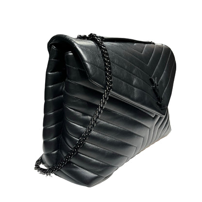 SAINT LAURENT Chain Shoulder Bag Black