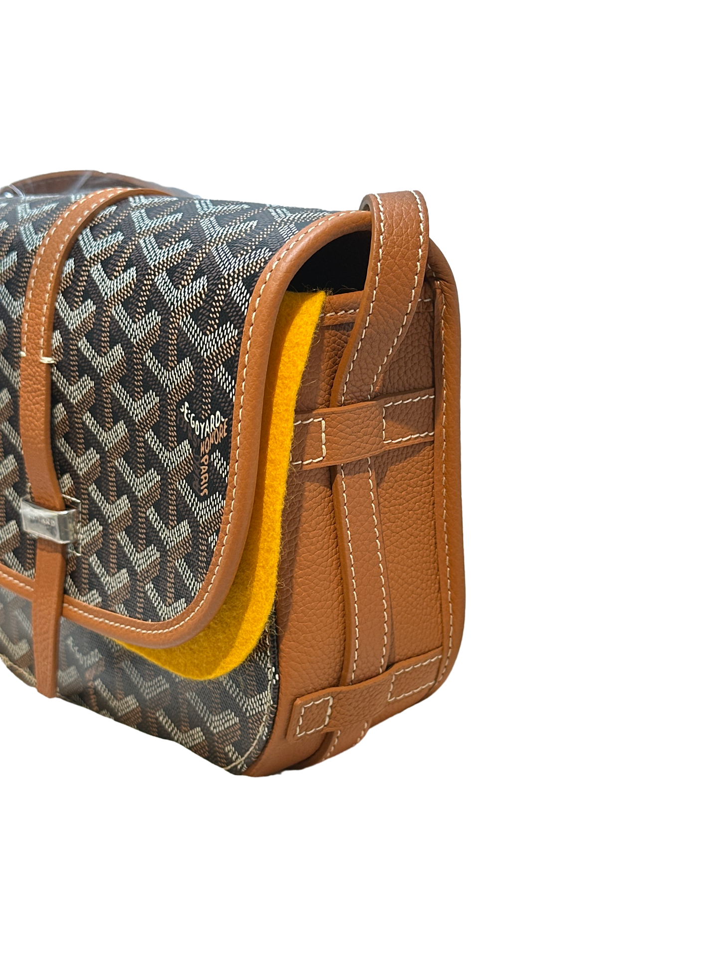 New GOYARD SAC BELVEDERE Cross Body Bag Brown