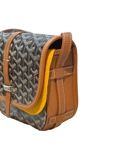 New GOYARD SAC BELVEDERE Cross Body Bag Brown