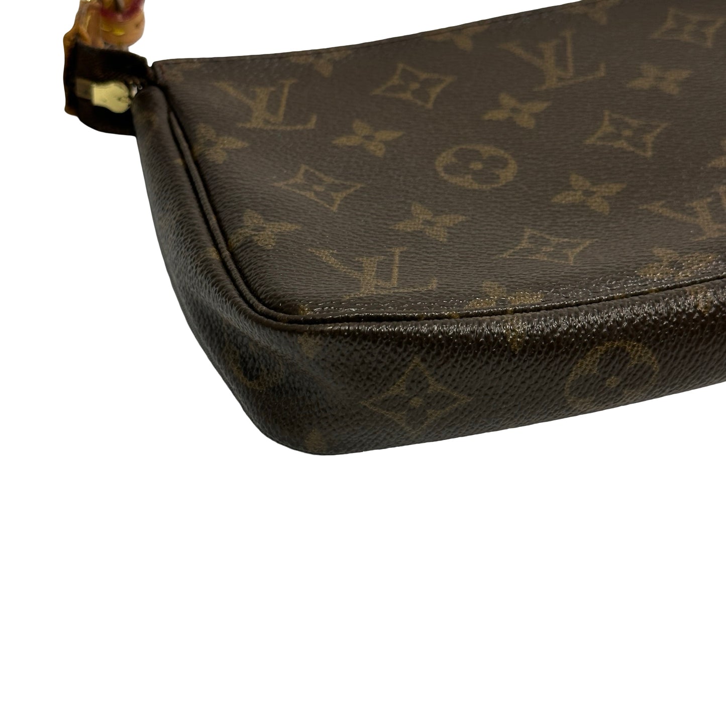 Used LOUIS VUITTON Monogram Pochette Accessoires Pouchette Brown