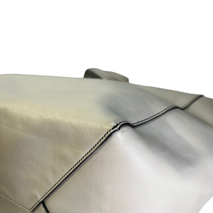 Used CELINE Leather Phantom Tote Bag White