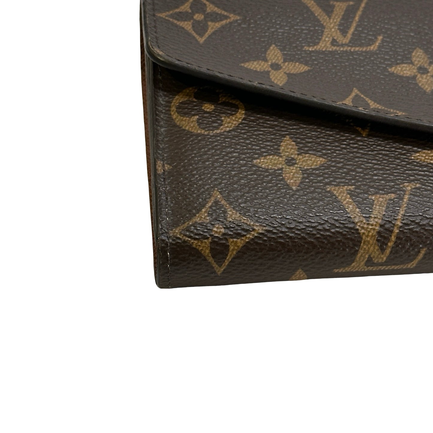 LOUIS VUITTON Monogram Canvas Sarah Wallet Long wallet Brown