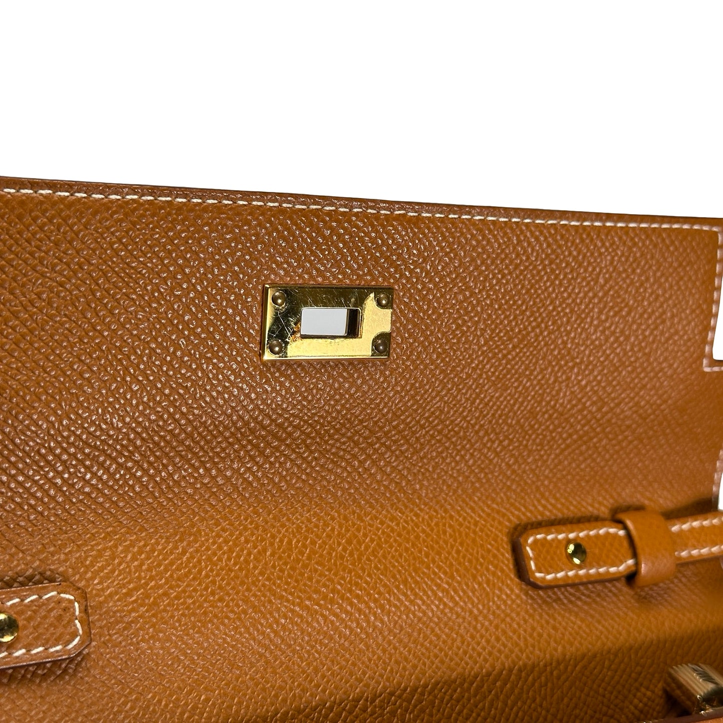 Used HERMES Epsom Kelly To Go Cross body bag Gold FHW