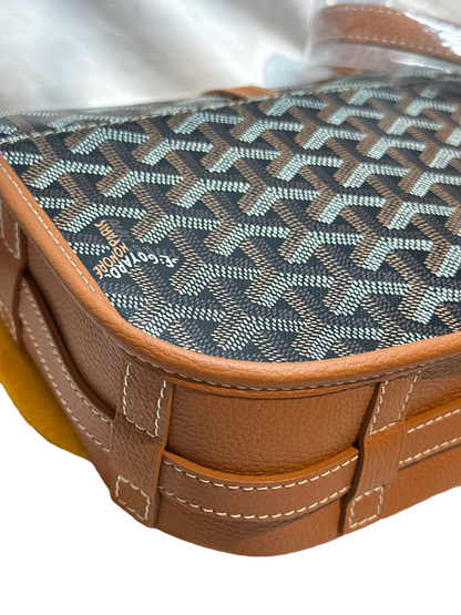 New GOYARD SAC BELVEDERE Cross Body Bag Brown