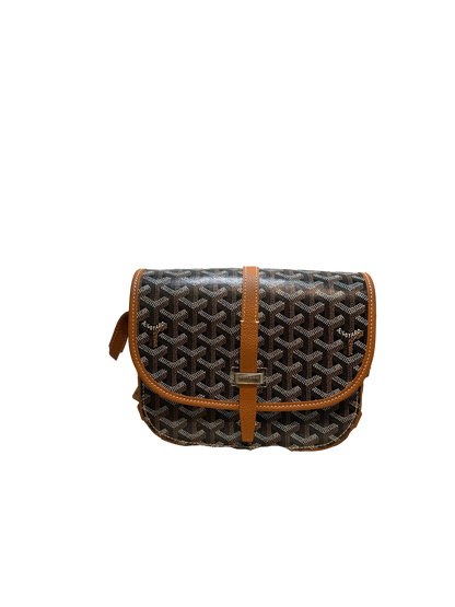New GOYARD SAC BELVEDERE Cross Body Bag Brown