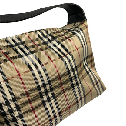 Used BURBERRY Nova Check Nova Check Shoulder Bag Beige Black Red