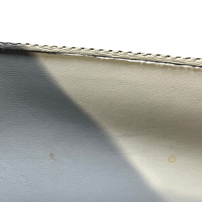 CHANEL Quilted Lambskin Flap Chain Shoulder Bag Grey GHW