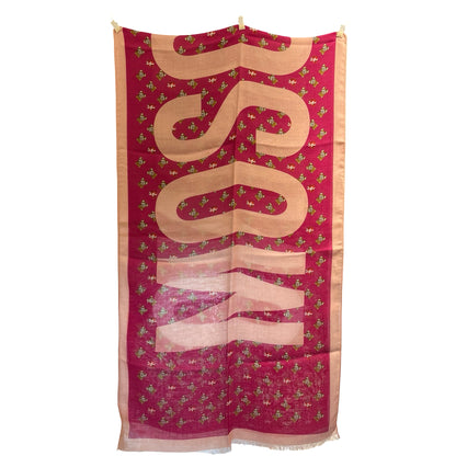 Unused MOSCHINO Logo Teddy Heart Scarf Pink Light Pink