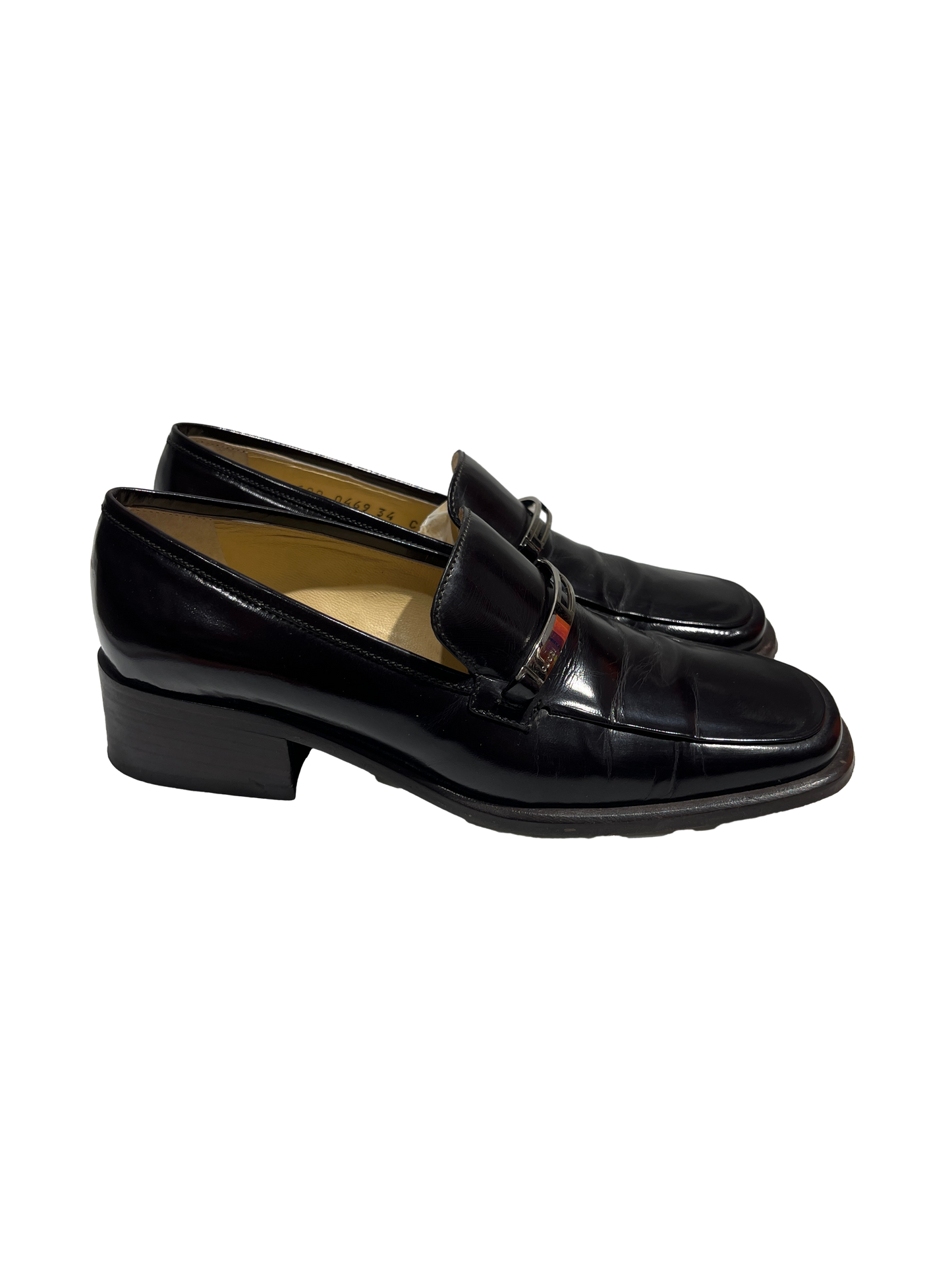 Used Gucci Loafers Brown PHW