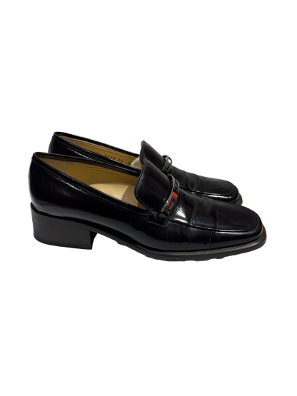 Used Gucci Loafers Brown PHW