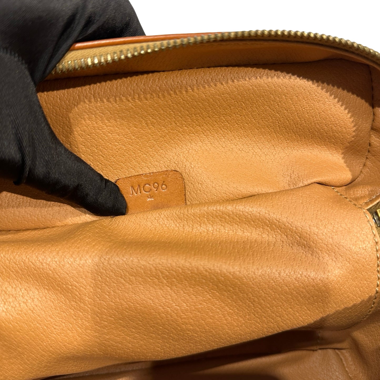 CELINE Macadam Macadam Canvas Bag Handbag Brown