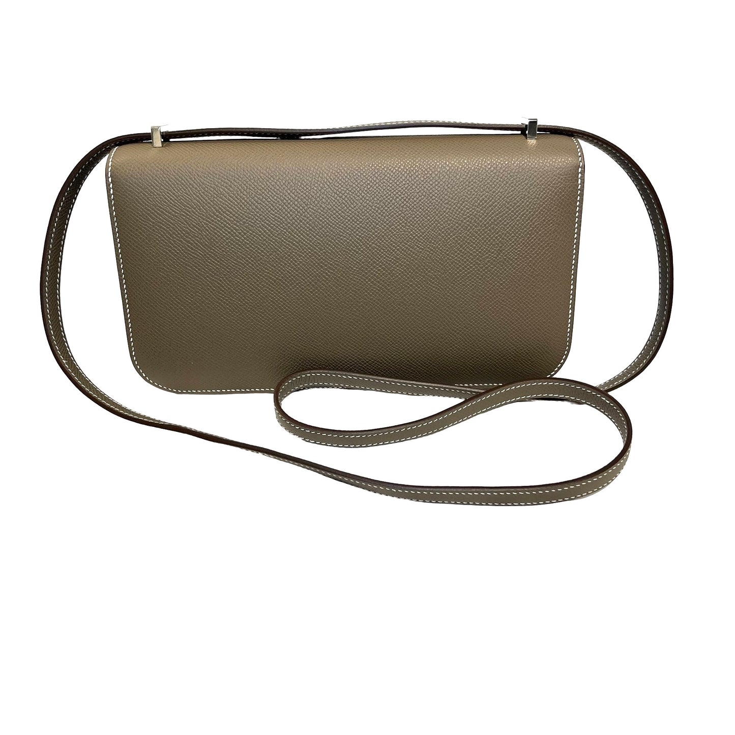 Used HERMÈS Constance Shoulder Bag PHW Etoupe (18)