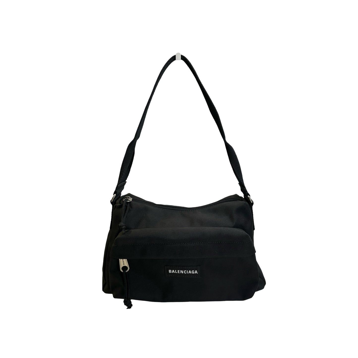 Used BALENCIAGA Nylon Explorer Shoulder Bag Black