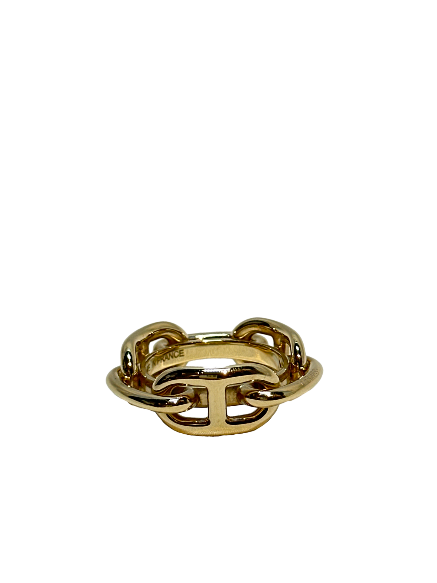 Used Hermès Scarf Ring Ring Gold