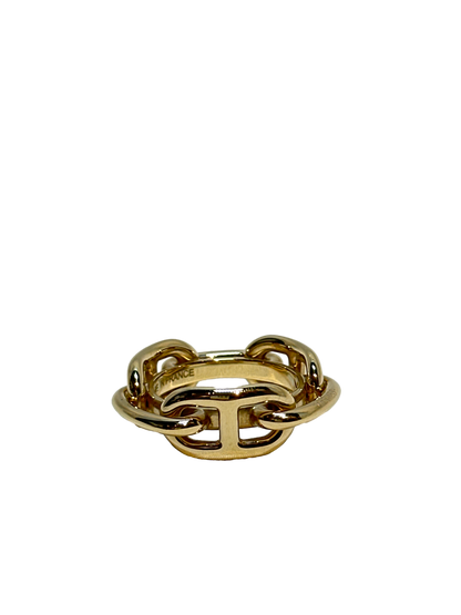 Used Hermès Scarf Ring Ring Gold