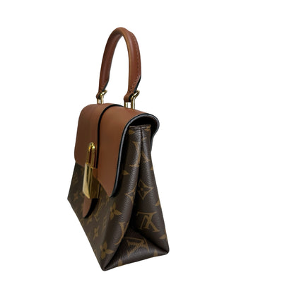 Used LOUIS VUITTON Monogram Locky BB Handbag Brown GHW