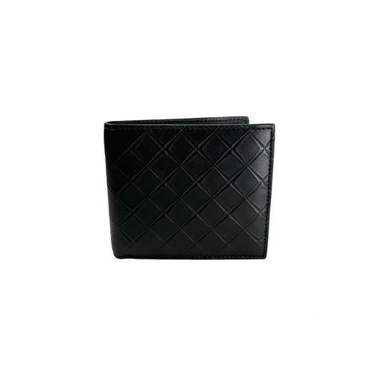 Brand New BOTTEGA VENETA Leather Bi-Fold Wallet Wallet Black