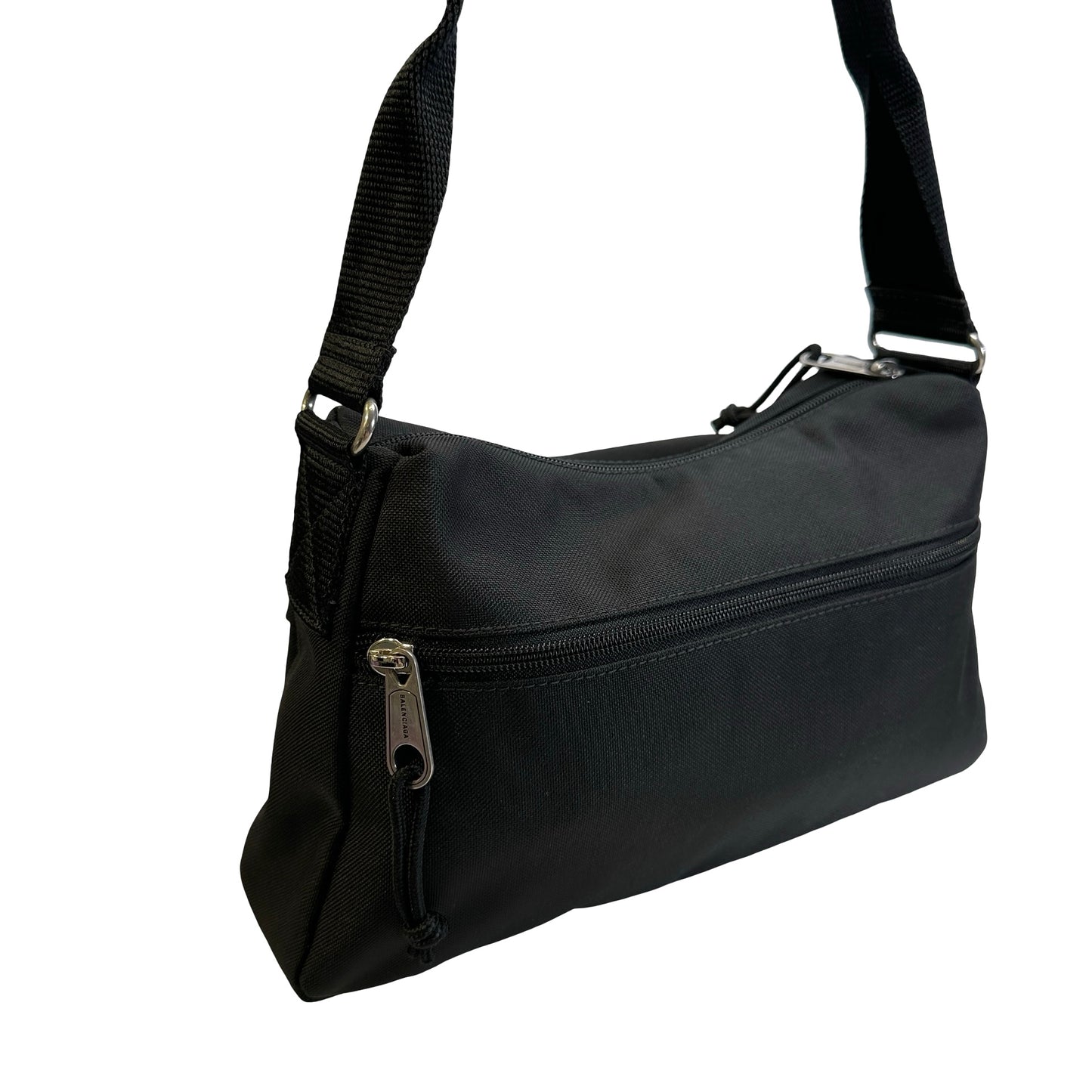 Used BALENCIAGA Nylon Explorer Shoulder Bag Black