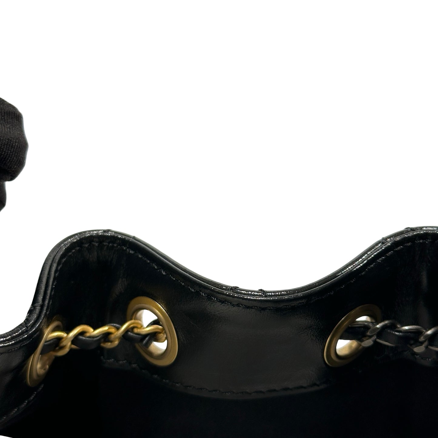 Used CHANEL Quilted Calfskin Chanel 22 Shoulder Bag Black