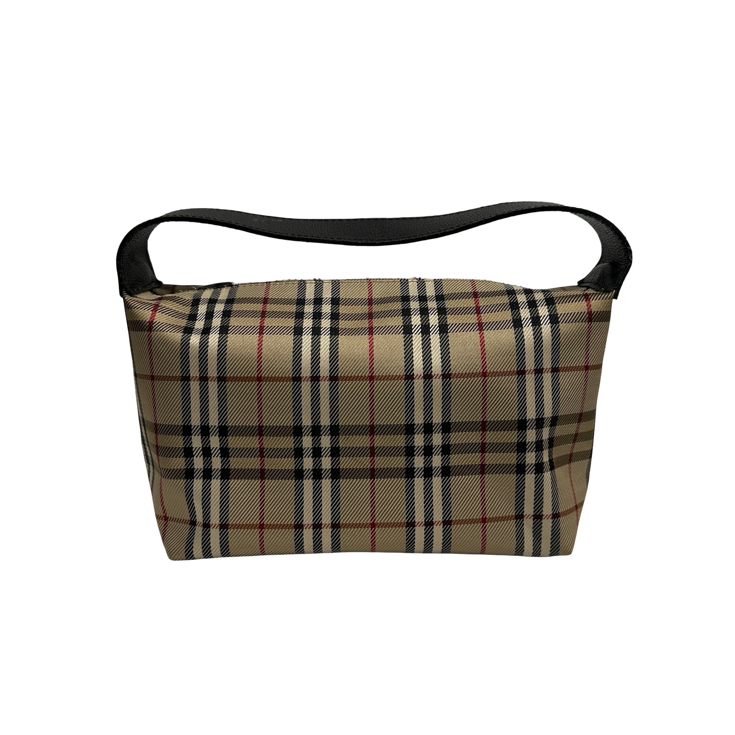 Used BURBERRY Nova Check Nova Check Shoulder Bag Beige Black Red