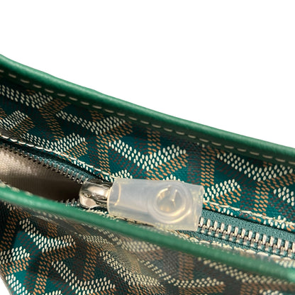 Brand New GOYARD Goyardine Canvas Bohème Hobo Bag Green
