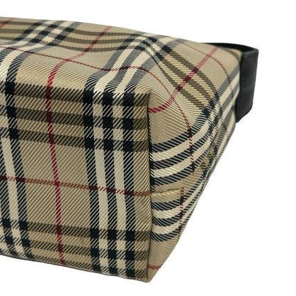 Used BURBERRY Nova Check Nova Check Shoulder Bag Beige Black Red