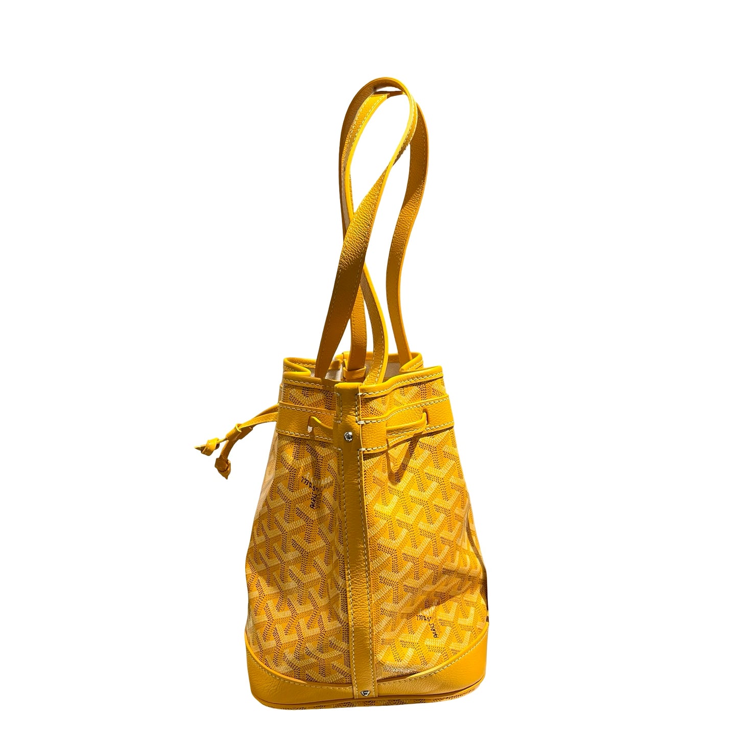 Used GOYARD Le Sac Petit Flot Tote Bag Yellow