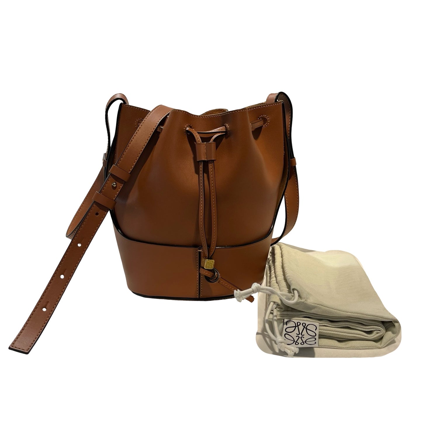 LOEWE BALLOON Shoulder Bag TAN GHW