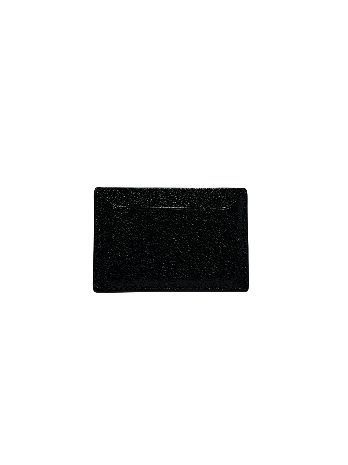 Used Miu Miu Calfskin Leather Card Holder Card Holder Black GHW