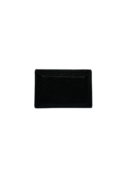 Used Miu Miu Calfskin Leather Card Holder Card Holder Black GHW