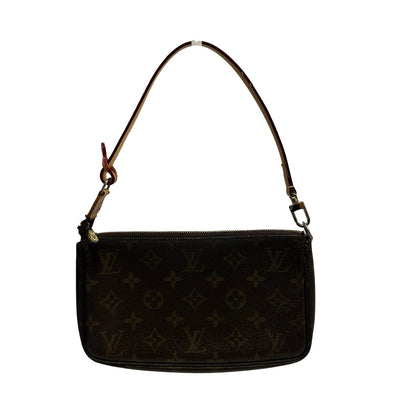 Used LOUIS VUITTON Monogram Pochette Accessoires Pouchette Brown
