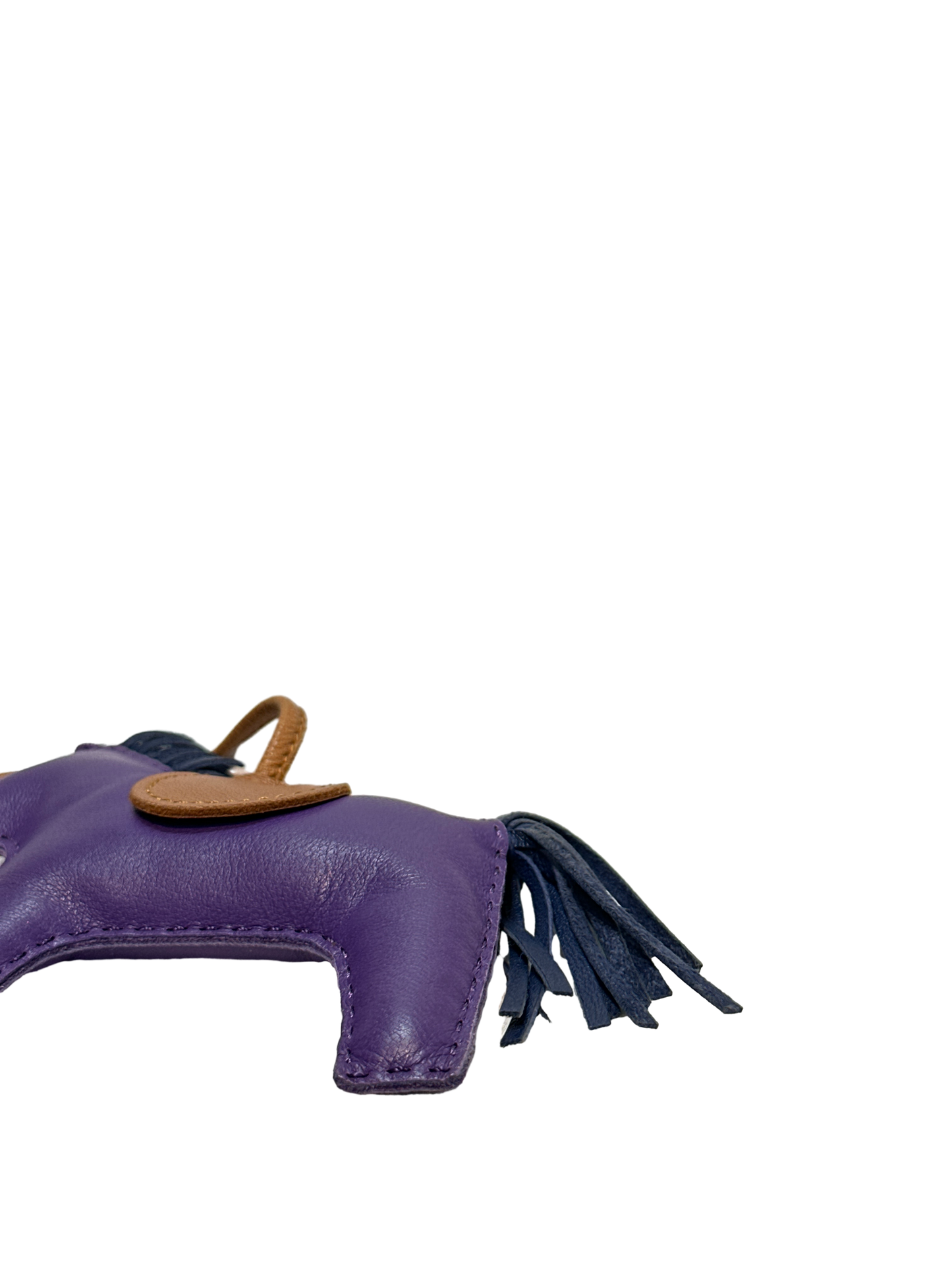 Used Hermès RODEO Accessories Purple Brown