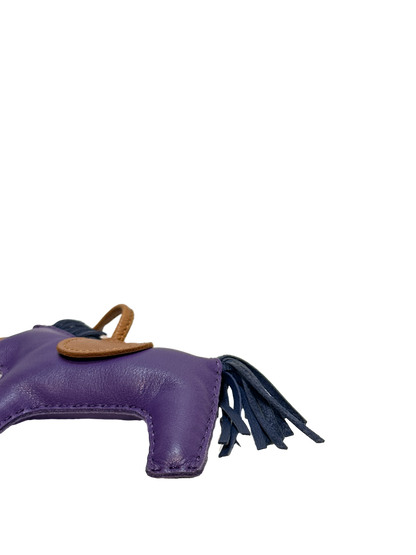 Used Hermès RODEO Accessories Purple Brown