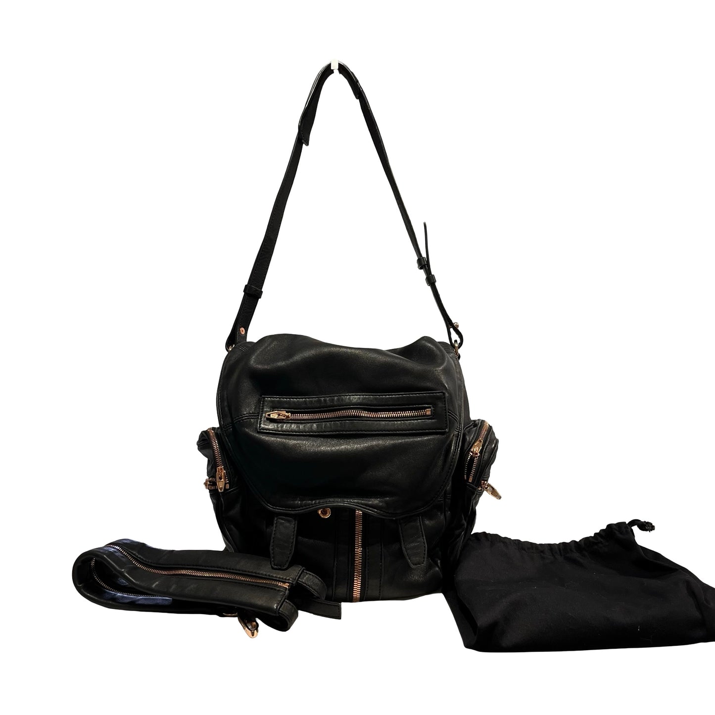 Used ALEXANDER WANG Solid color Marti Backpack Black GHW