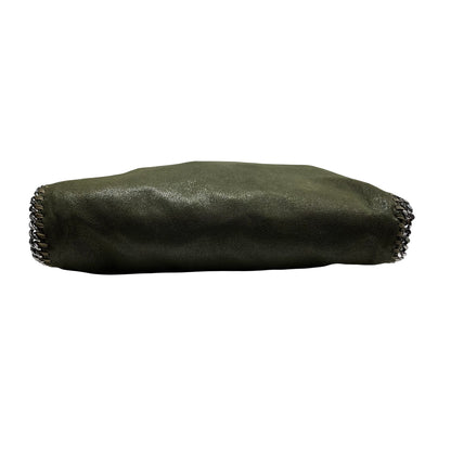 Used STELLA MCCARTNEY Solid Shaggy Deer Falabella Tote Bag Green Olive
