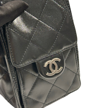 Used CHANEL Quilted Calfskin Chanel 22 Shoulder Bag Black
