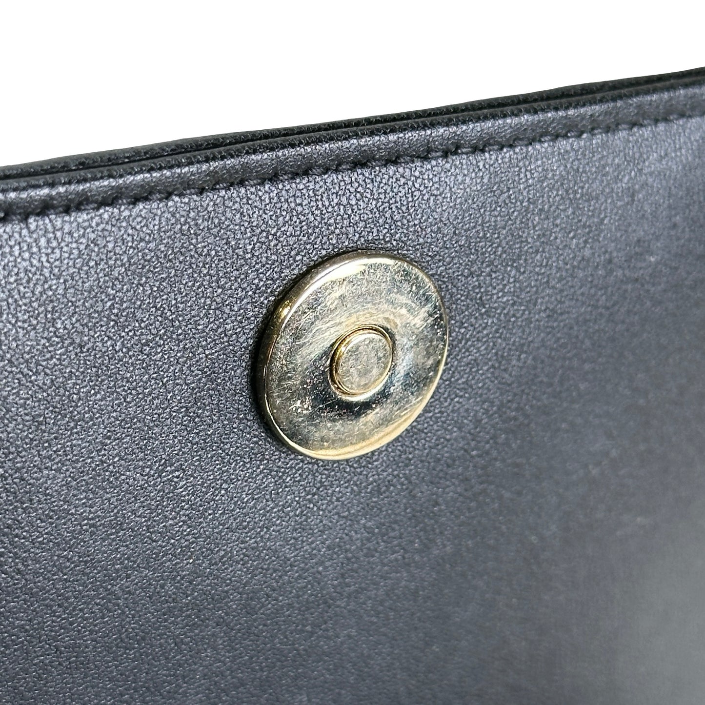Used DIOR Cannage Lady Dior Crossbody Bag Black GHW