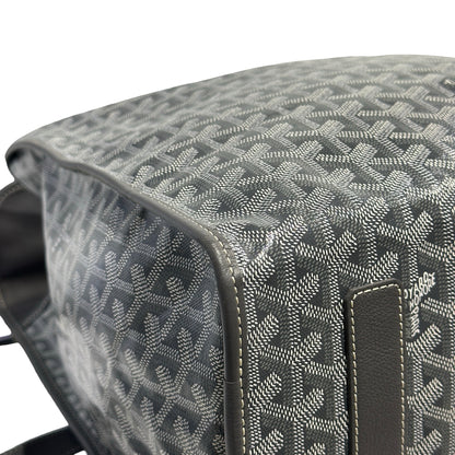 Used GOYARD Goyardine Alpin Backpack Grey