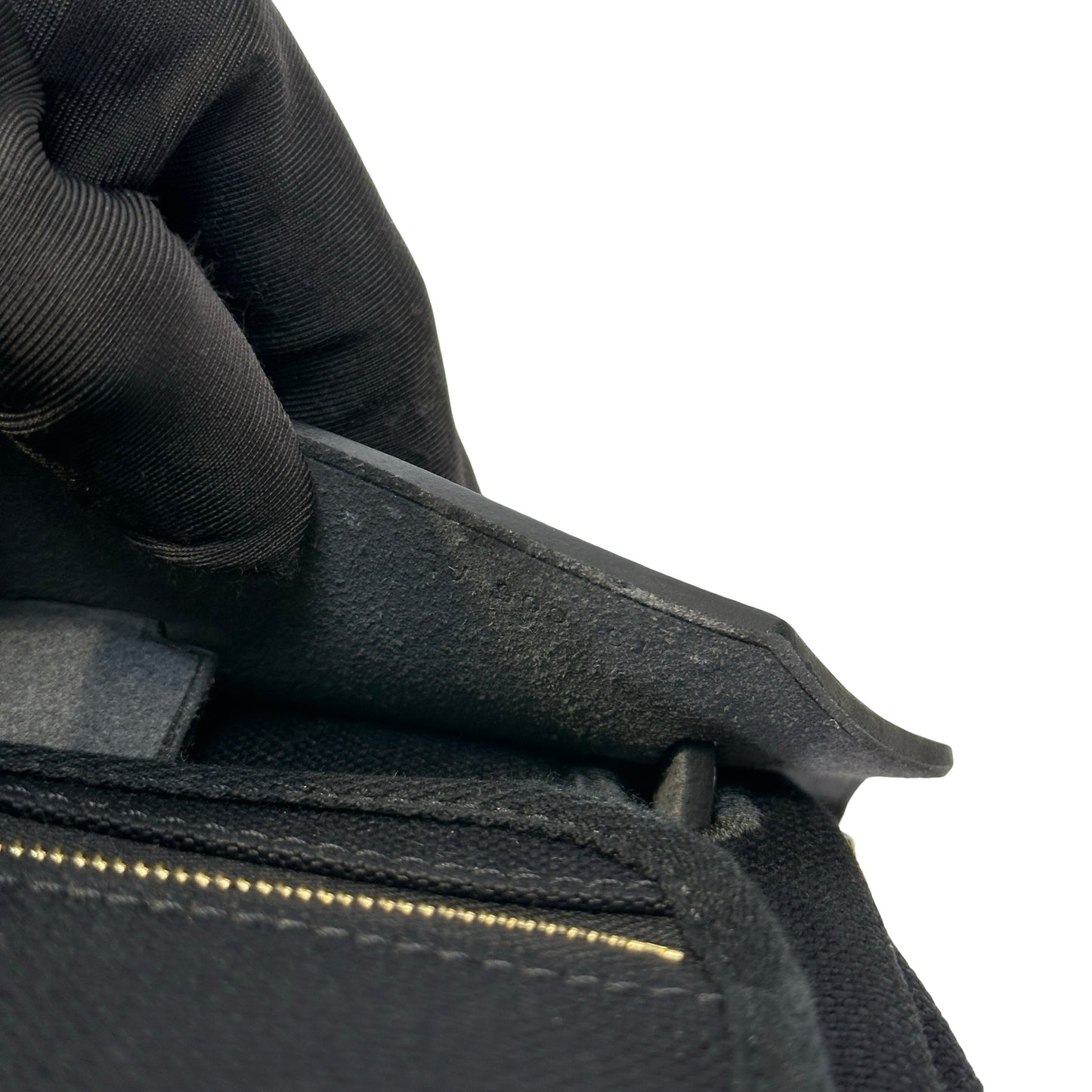 Used HERMES Canvas Leather Herbag A Dos Zip Retourne Backpack Black