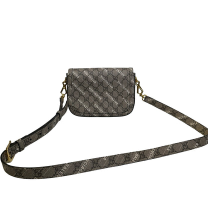 Used BALENCIAGA X GUCCI BB Monogram Hacker Project Horsebit 1955 Small Bag Shoulder Bag Beige Ebony Gold