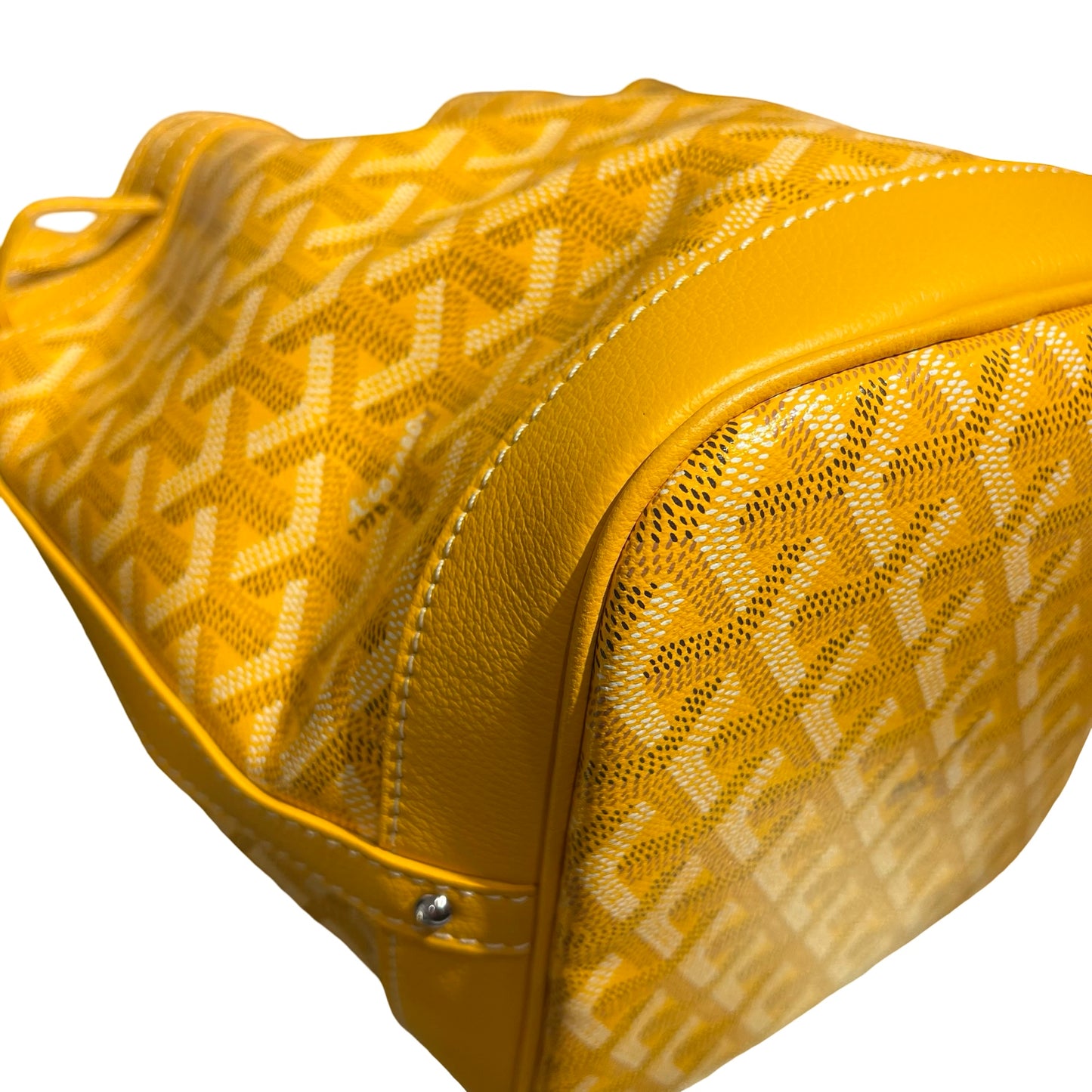 Used GOYARD Le Sac Petit Flot Tote Bag Yellow