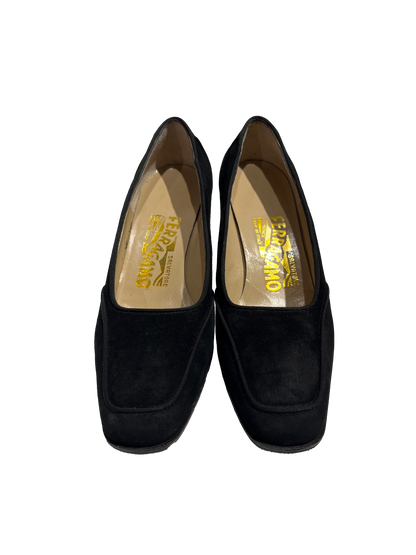 Used Ferragamo Heels Black