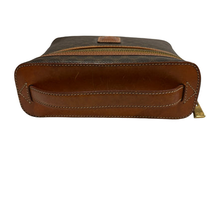 CELINE Macadam Macadam Canvas Bag Handbag Brown