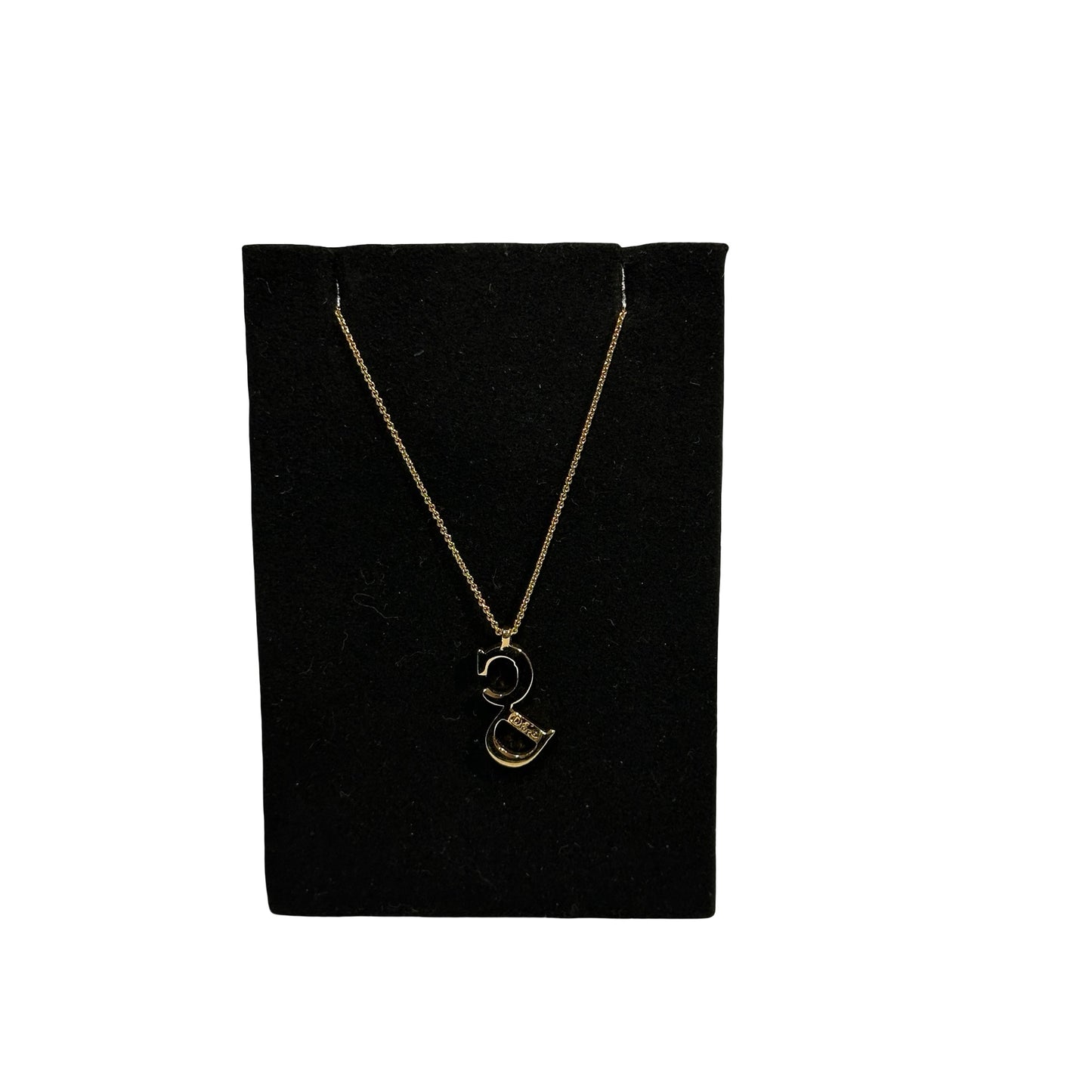 DIOR CD Necklace Gold