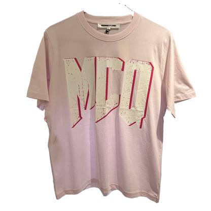 MOSCHINO Logo Tee T-Shirt Light Pink