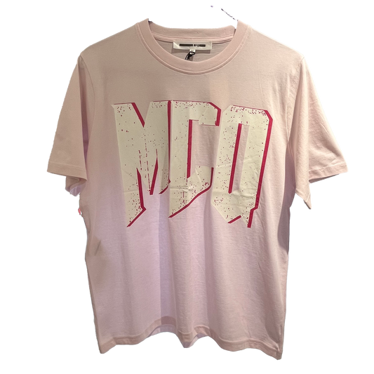 MOSCHINO Logo Tee T-Shirt Light Pink