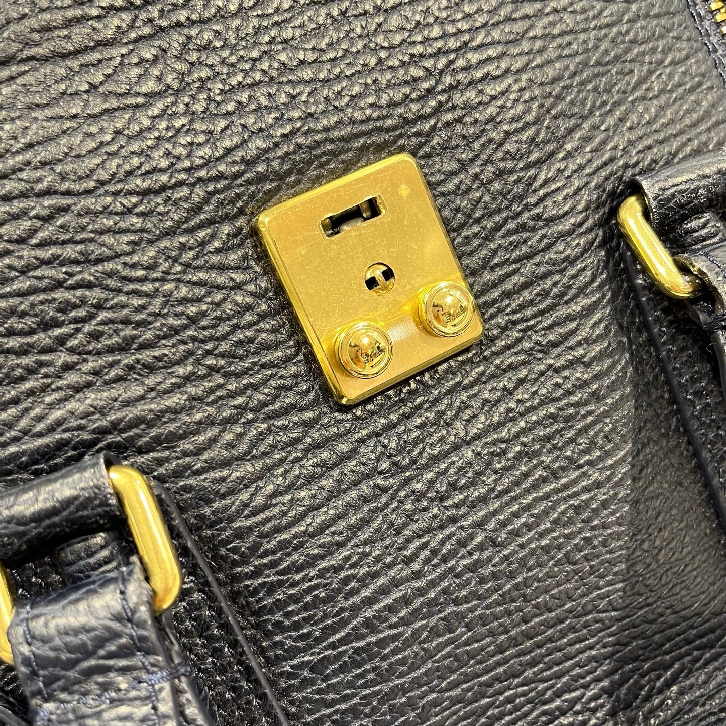 Used 3.1 PHILLIP LIM Textured Leather Pashli Satchel Blue， GHW