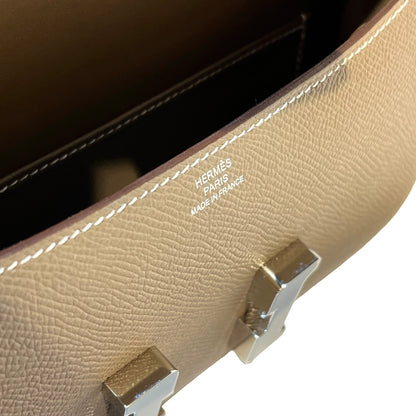 Used HERMÈS Constance Shoulder Bag PHW Etoupe (18)